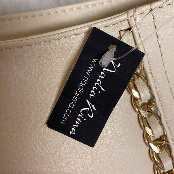 Large Cream Colored Purse Bag Satchel also Crossbody - Picture 9 of 10